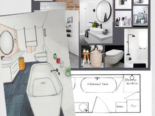 Ontwerp industriële badkamer, Studio Room by Room Studio Room by Room Industrial style bathroom