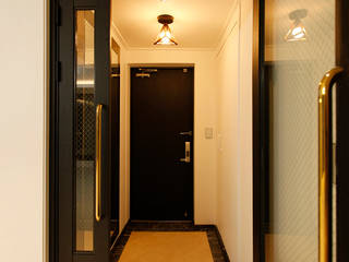 수유 두산위브 아파트 34py, Design Daroom 디자인다룸 Design Daroom 디자인다룸 Modern Corridor, Hallway and Staircase