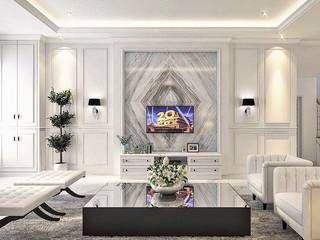 FT house polonia, Lighthouse Architect Indonesia Lighthouse Architect Indonesia Klassische Wohnzimmer