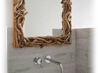 Specchiera per lavabo, Tendance nature Tendance nature 現代浴室設計點子、靈感&圖片 木頭 Wood effect
