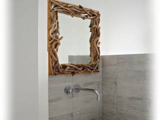 Specchiera per lavabo, Tendance nature Tendance nature 現代浴室設計點子、靈感&圖片 木頭 Wood effect