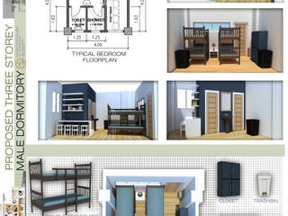Male Dormitory, Sindac Architectural Design and Consultancy Sindac Architectural Design and Consultancy