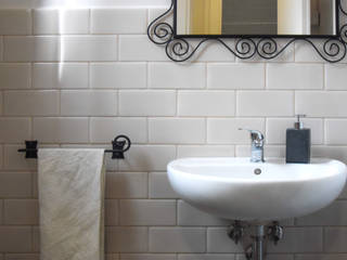 Bagno retrò - Piastrelle artigianali, ceramica senio ceramica senio Espaces commerciaux