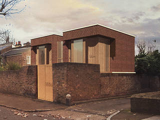 Southwark Brick House, Satish Jassal Architects Satish Jassal Architects Rumah Modern