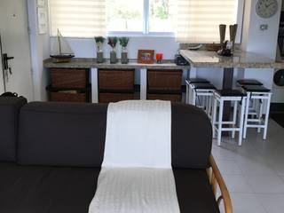 Apartamento de playa, RedecoraYa RedecoraYa ห้องนั่งเล่น ไม้ไผ่ Green