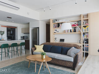 Project | T宅, DUOLE 掇樂設計 DUOLE 掇樂設計 Modern living room
