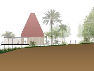 Muelle / Cocodrilario, Taller Arquitectura Objetiva Taller Arquitectura Objetiva Maisons de plain-pied Bambou Vert