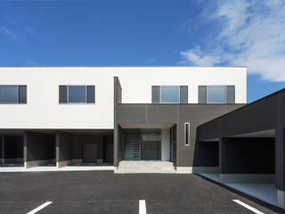 J-office「水平と垂直の建築」, Architect Show Co.,Ltd Architect Show Co.,Ltd Commercial spaces