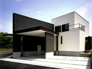 K2-house「光の回廊の家」, Architect Show Co.,Ltd Architect Show Co.,Ltd Modern houses