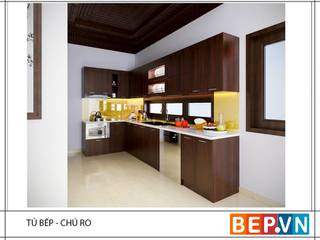 Tủ bếp Laminate chữ L gia đình chú Ro, bep-vn-406-Xa-dan-02462627762 bep-vn-406-Xa-dan-02462627762 Kitchen