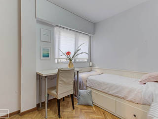 Home Staging piso habitado en Diego de Leon - Madrid, Theunissen Home Staging Madrid Theunissen Home Staging Madrid Phòng ngủ phong cách hiện đại