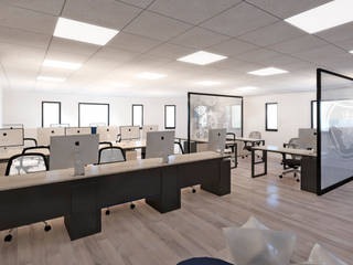 Remodelacion oficinas SCANIA, NEF Arq. NEF Arq. Commercial spaces