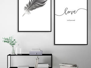 Cuadros Estilo Escandinavo Blanco y Negro, Cuadros Decorativos Cuadros Decorativos その他のスペース