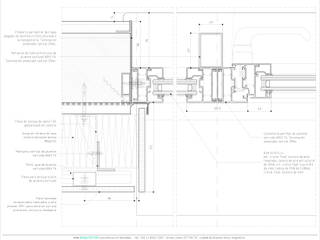 1° Premio Concurso Fachada y Medianera Edificio Tribunal, mm ARQUITECTOS mm ARQUITECTOS Espaços comerciais