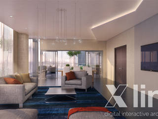 One 88 by Xline 3D , Xline 3D Digital Architecture Xline 3D Digital Architecture Soggiorno moderno