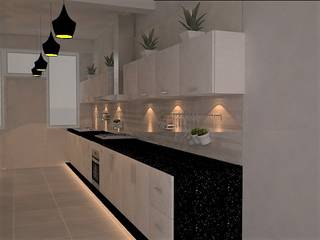 CASA EN SAN BORJA, SindiyFiorella SindiyFiorella 에클레틱 주방
