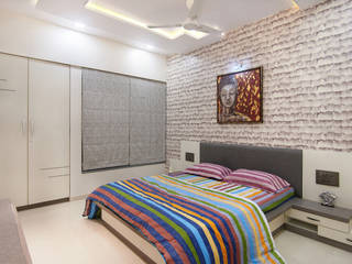 Majiwada, Thane, aasha interiors aasha interiors Modern style bedroom