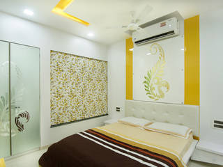 Majiwada, Thane, aasha interiors aasha interiors Modern style bedroom