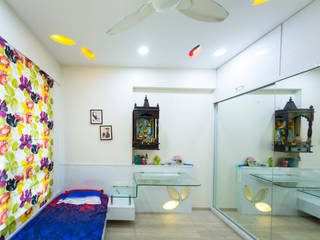 Kandivli, aasha interiors aasha interiors Modern style bedroom