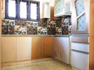 modular kitchen, InDezign Interiors InDezign Interiors Dapur Modern Kayu Lapis