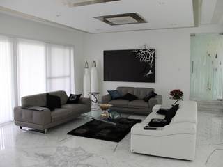 Chugh Villa, Innerspace Innerspace Modern living room
