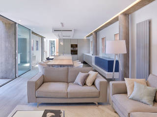 Interiorismo confortable en Madrid, Ideas Interiorismo Exclusivo, SLU Ideas Interiorismo Exclusivo, SLU غرفة المعيشة