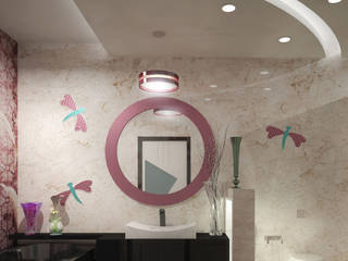 Eco Friendly Flat Interiors in Kerala, Monnaie Interiors Pvt Ltd Monnaie Interiors Pvt Ltd Bathroom