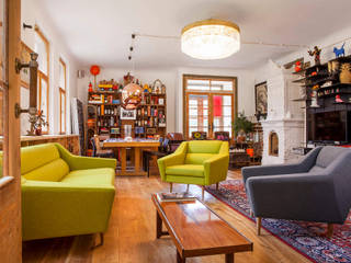 Ein Designer-Sofa für 13 verschiedene Looks, Baltic Design Shop Baltic Design Shop Ruang Keluarga Gaya Skandinavia Kayu Yellow
