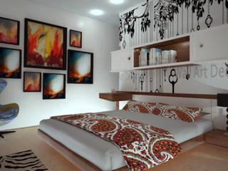 Residential Project - NRI Complex, Navi Mumbai, Dezinebox Dezinebox モダンスタイルの寝室
