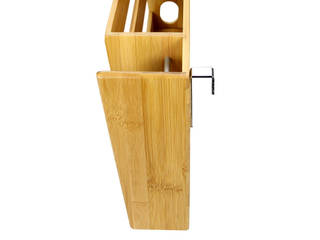 Clip on Bed Hanging Laptop & Glasses Rack, Finoak LTD Finoak LTD Modern style bedroom Bamboo Wood effect