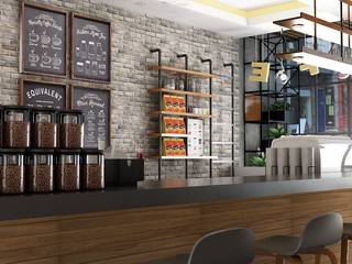 Coffee shop ( Concept) , Tierbonavi Tierbonavi Powierzchnie handlowe