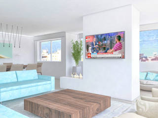 PROJETOS: Harmonia, INTERDOBLE BY MARTA SILVA - Design de Interiores INTERDOBLE BY MARTA SILVA - Design de Interiores Classic style living room