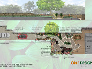 Back Garden Transformation, One Design Architectural Services One Design Architectural Services Сад