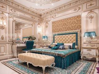 ​Interior of the bedroom with a mood of eternal happiness from Katrina Antonovich, Luxury Antonovich Design Luxury Antonovich Design Classic style bedroom