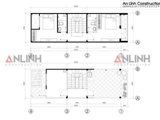 Mẫu nhà phố - TRẦN ÁNH TUYẾT, CÔNG TY THIẾT KẾ XÂY DỰNG AN LĨNH CÔNG TY THIẾT KẾ XÂY DỰNG AN LĨNH