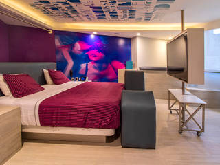 Hotel Bonn , DIN Interiorismo DIN Interiorismo モダンスタイルの寝室