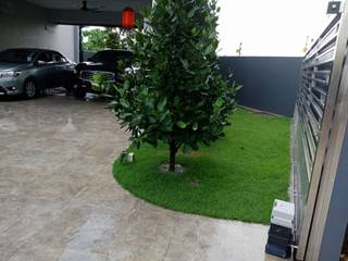 Landscape Design & Build - Bukit Segar, Cheras, Kuala Lumpur, Hadid Design Group Hadid Design Group Giardino anteriore