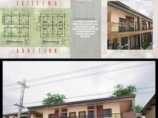 10 Unit Apartment, E.V.Casbadillo Arquitectura E.V.Casbadillo Arquitectura Multi-Family house Copper/Bronze/Brass