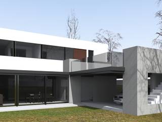 CASA AR, BM3 Arquitectura BM3 Arquitectura منزل عائلي صغير أسمنت