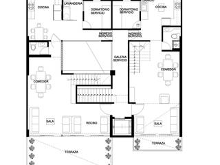 MULTIFAMILIAR CHOQUEHUANCA, AREA - arquitectura y construcción AREA - arquitectura y construcción Багатоквартирний будинок