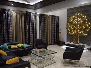 Tree with Backlight, BhuviDesignStudio BhuviDesignStudio Other spaces لکڑی Wood effect