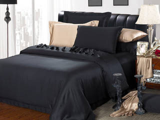 Bedroom Design, Silk Bedding, PandaSilk PandaSilk Dormitorios modernos: Ideas, imágenes y decoración Seda Amarillo
