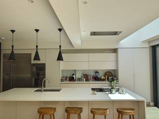 Architect designed rear house extension Highgate Haringey N6 – Kitchen breakfast area GOAStudio London residential architecture limited Small kitchens