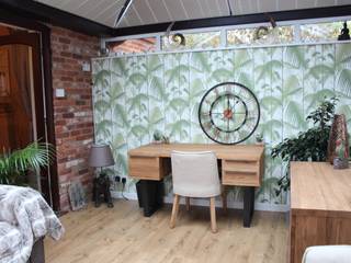 Before and After Conservatory multi functional room project, Lear's Creative Interiors Lear's Creative Interiors