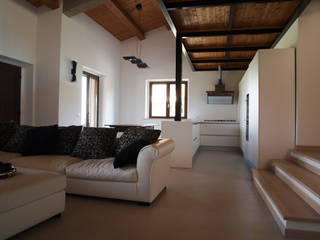 Villa privata a Sant'Angelo in Vado - Pesaro, Zanzotti Design Zanzotti Design Salas de estar modernas
