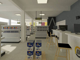 Loja de Tintas , Arquiteca Projetos Arquiteca Projetos Commercial spaces