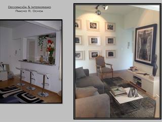 Departamento en Anzures, CDMX, Pancho R. Ochoa Interiorismo Pancho R. Ochoa Interiorismo Modern Living Room Copper/Bronze/Brass Grey