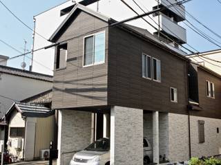 住吉の住宅 / 大阪市 既存建替え 木造２階建て住宅, 一級建築士事務所 Coo Planning 一級建築士事務所 Coo Planning บ้านและที่อยู่อาศัย เซรามิค