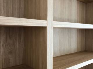 Librerie su misura in rovere, Falegnameria su misura Falegnameria su misura Modern Study Room and Home Office Wood Wood effect