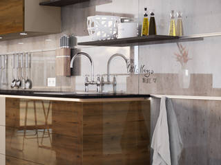 Kuchenne inspiracje z RAUVISIO crystal decor, REHAU Polska REHAU Polska Modern kitchen